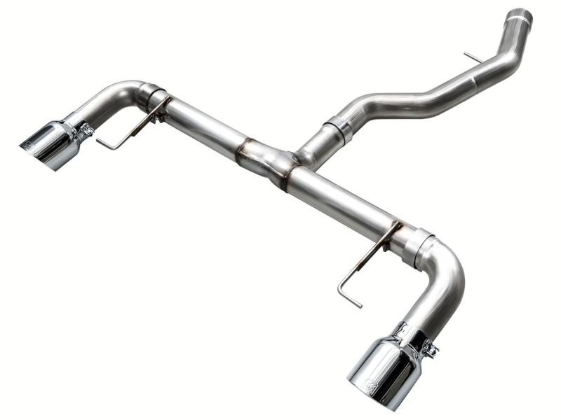BMW 3 Series Performance Exhaust - Rear - AWE Tuning - Axle-Back Track Edition, Dual Exit, Dual 4.5
